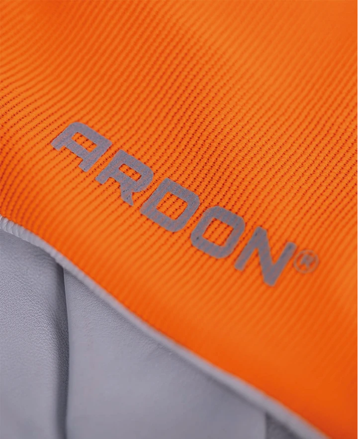 Kombinované rukavice ARDON®HOBBY REFLEX  - s predajnou etiketou hi-vis oranžová