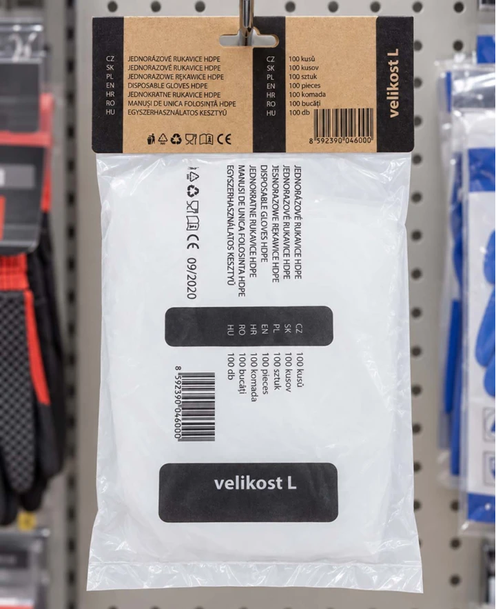 Rękawice jednorazowe ARDON®HDPE (100 szt.)