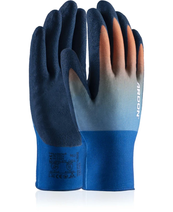 Máčané rukavice ARDON®CREATRON® - s predajnou etiketou modrá