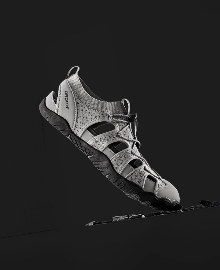 Sandał ARDON®DROPISAN jasnoszary