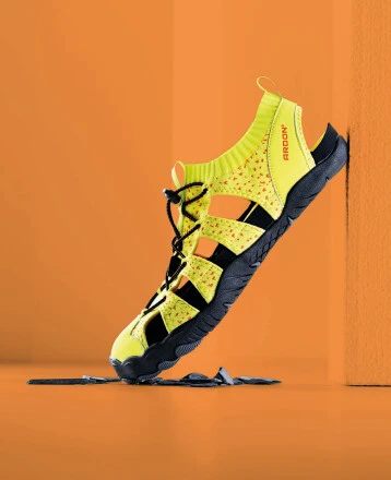 Volnočasový sandál ARDON®DROPISAN - Hi-vis žlutá