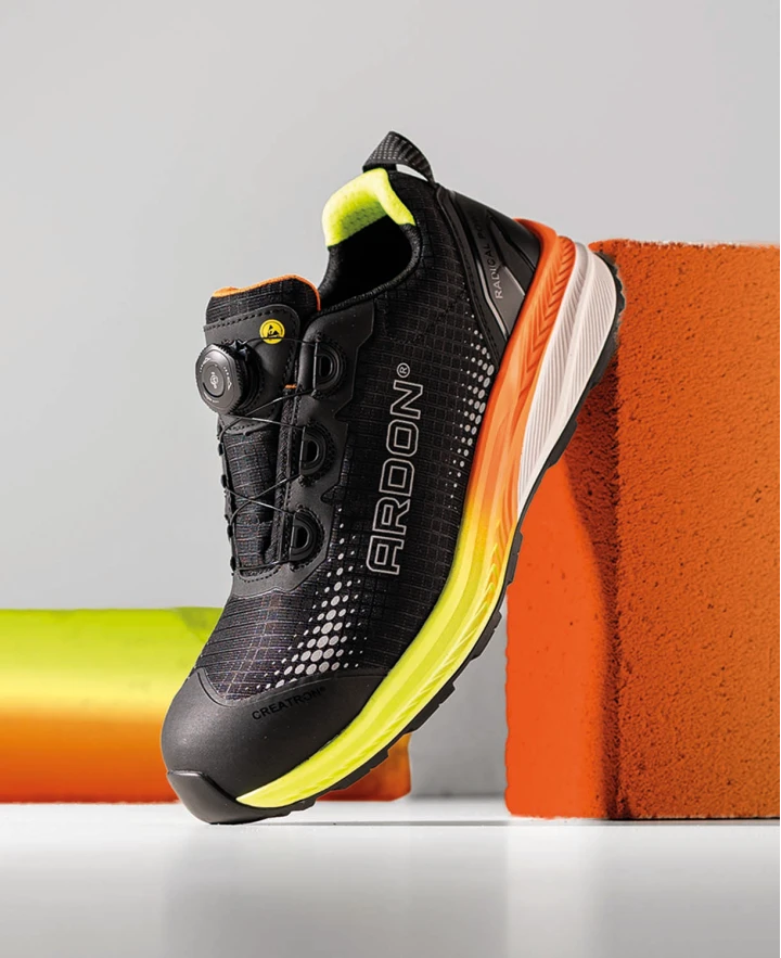 Bezpečnostní polobotka ARDON®CREATRON LOW S3S ESD - neon