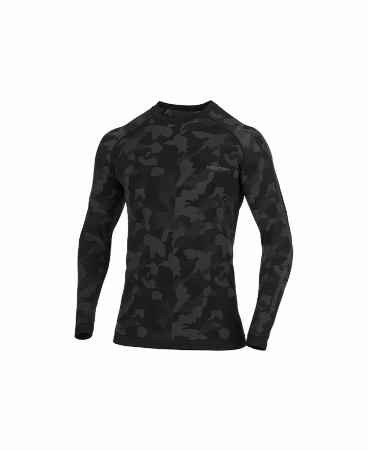 Koszulka funkcyjna dł. rękaw ARDON®LYTANIX CAMO czarny