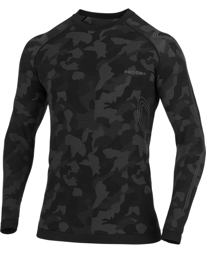Funkční tričko s dlouhým rukávem ARDON®LYTANIX CAMO černá