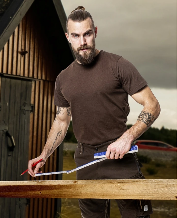 Koszulka t-shirt ARDON®LIMA brązowa - pakowane pojedynczo