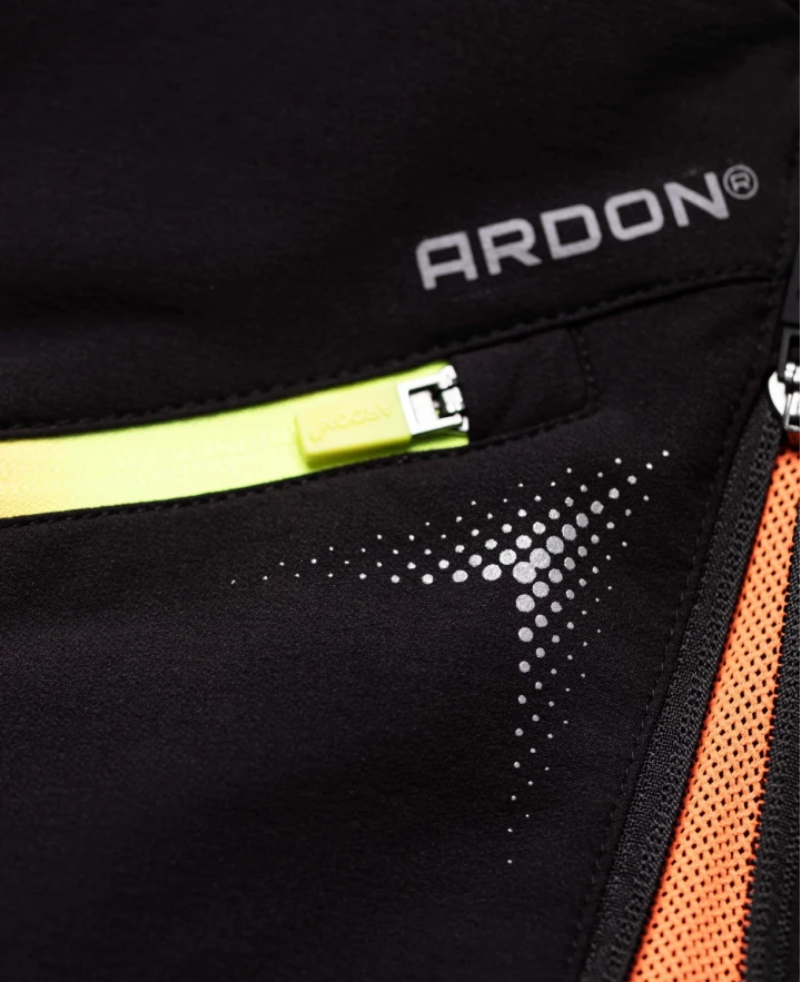 Softshellové kraťasy ARDON®CREATRON® čierne