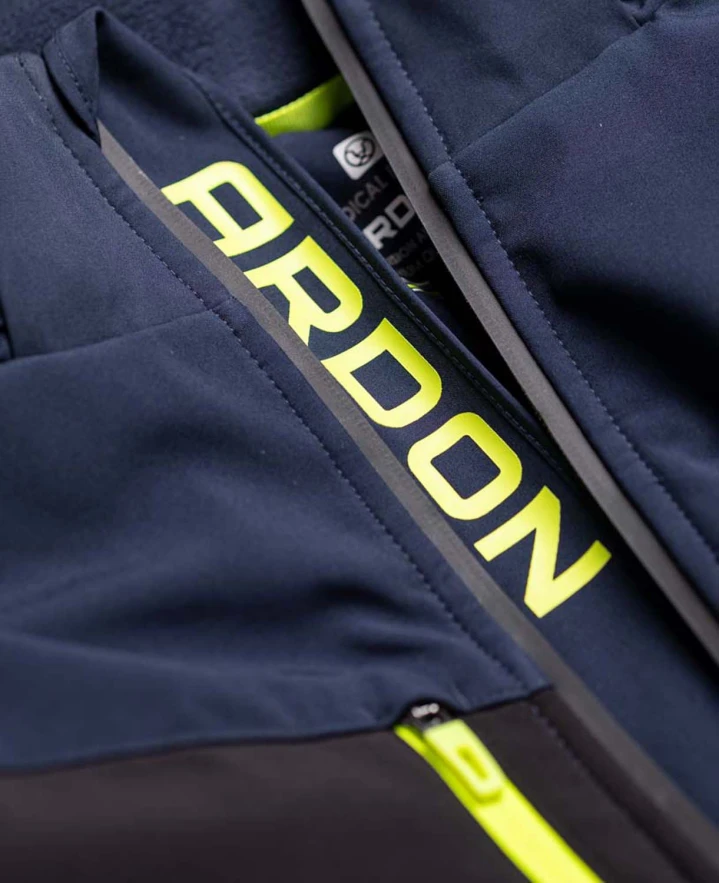 Zimowa kurtka softshell ARDON®CITYCONIC® ciemnoniebieska