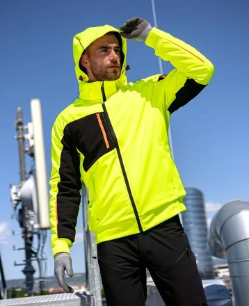 Zimní softshellová bunda ARDON®CITYCONIC®Hi-vis žlutá