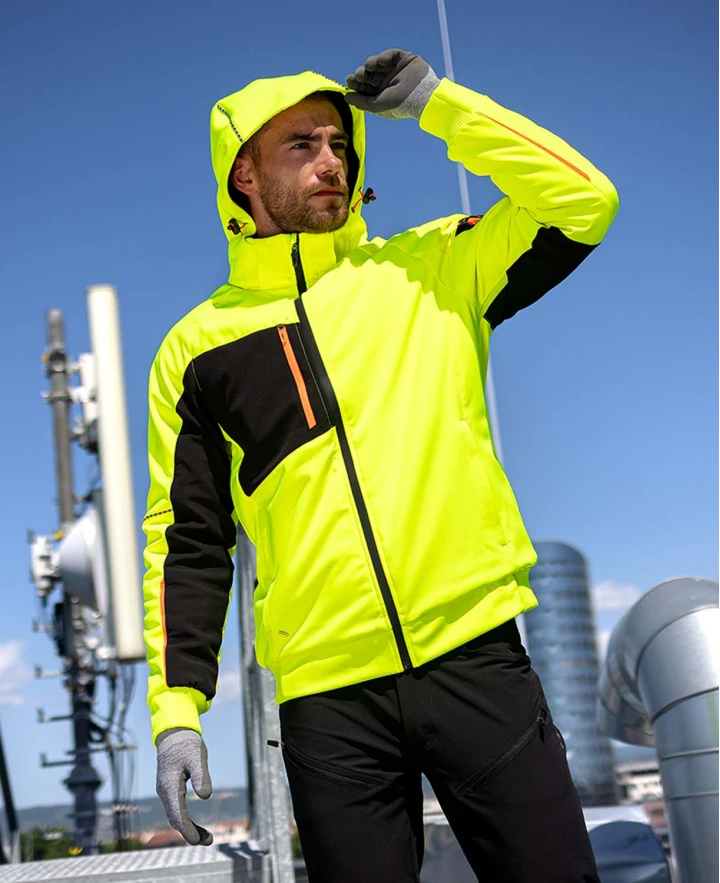 Zimní softshellová bunda ARDON®CITYCONIC®Hi-vis žlutá