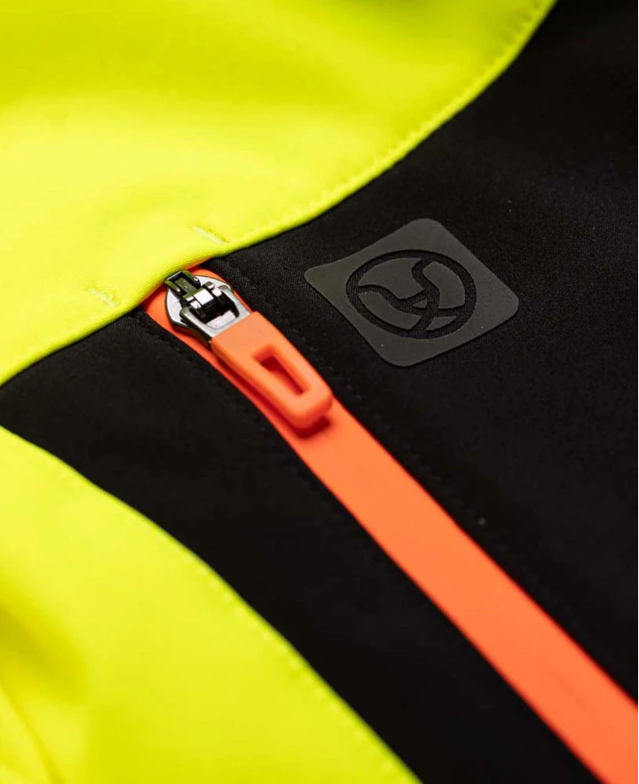 Zimowa kurtka softshellowa ARDON®CITYCONIC®Hi-vis żółta