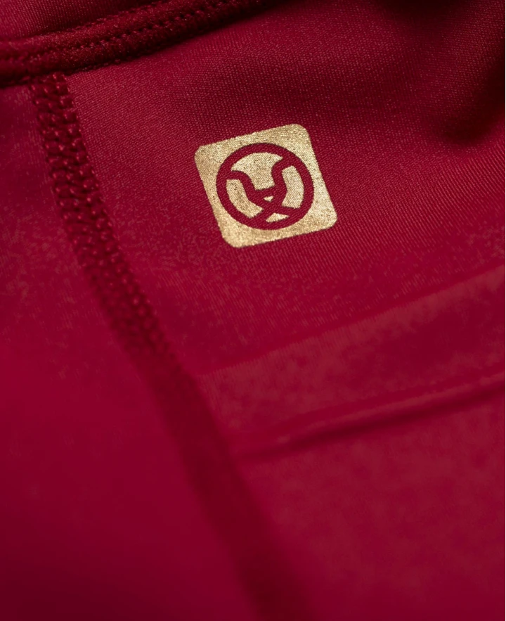 Elastyczne spodnie damskie ARDON®ALBADEW karminowy