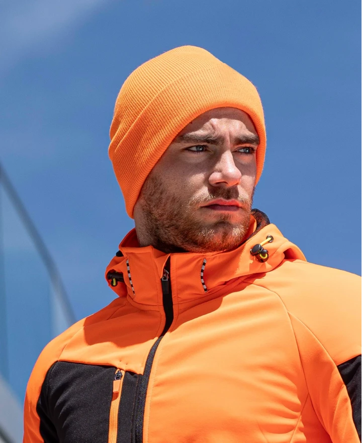 Zimná čiapka pletená ARDON®BARRDY hi-vis oranžová