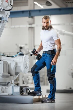 Spodnie do pasa ARDON®ULTRITE® granatowe