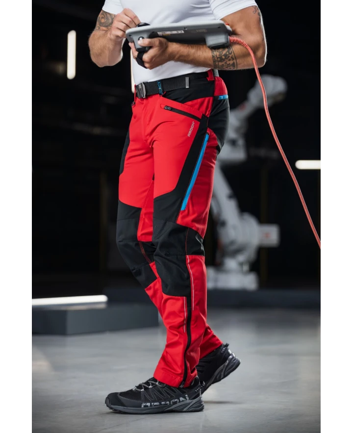 Spodnie do pasa ARDON®ULTRITE® czerwone