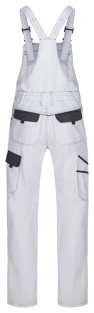 Nohavice s náprsenkou ARDON®COOL TREND bielo-sivé predĺžené