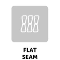 Flat seams