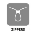 Waterproof zippers