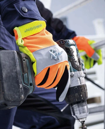 Kombinované rukavice ARDON®THUNDER MAGNETIC - s predajnou etiketou