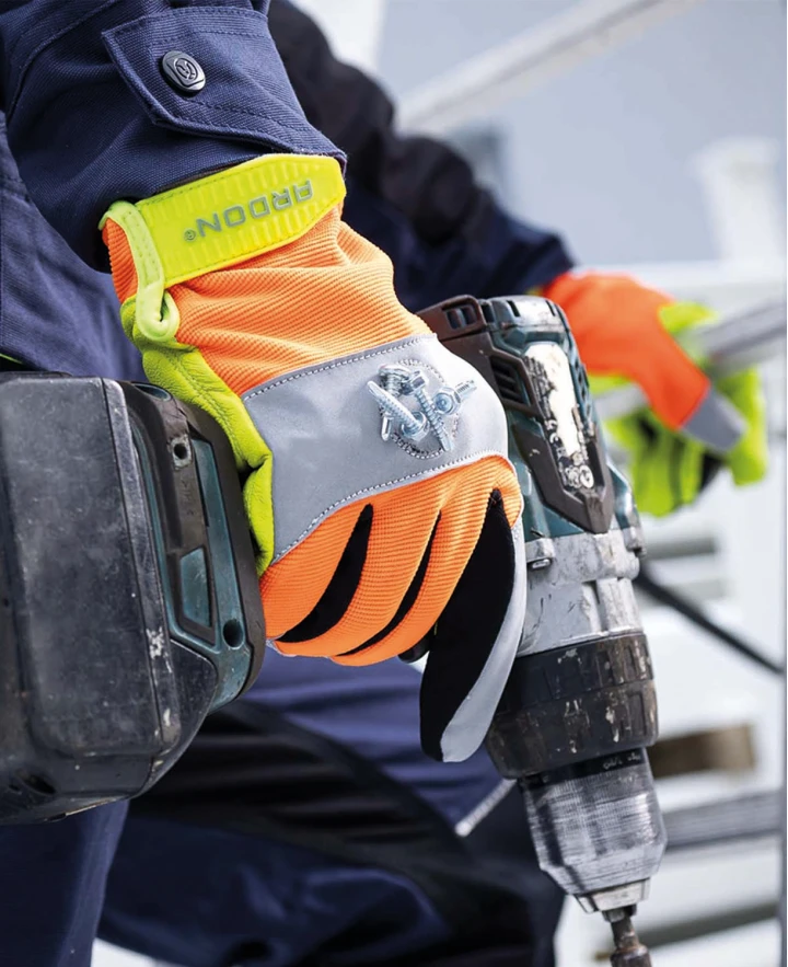 Kombinované rukavice ARDON®THUNDER MAGNETIC - s predajnou etiketou