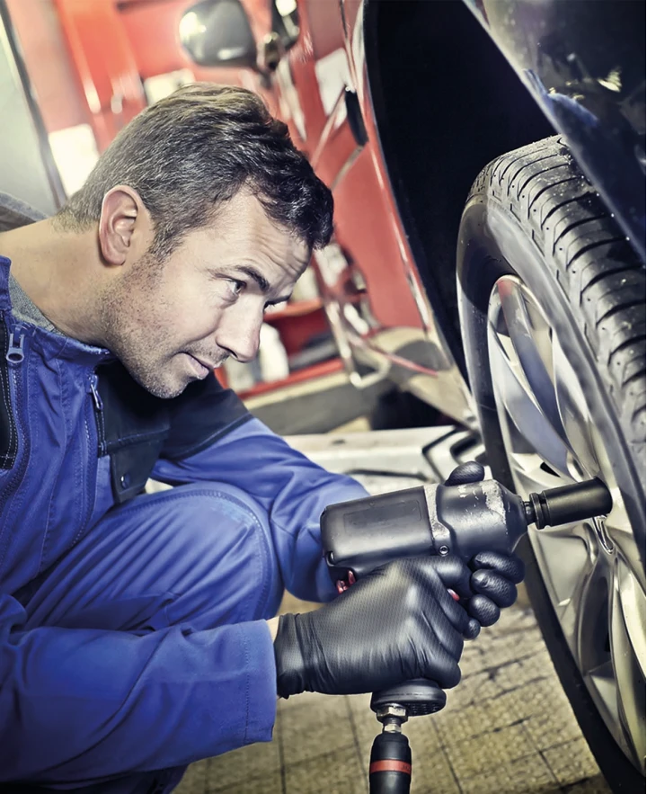 Jednorázové rukavice GRIPPAZ® 246 čierne