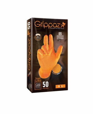 Jednorázové rukavice GRIPPAZ® 246 oranžové