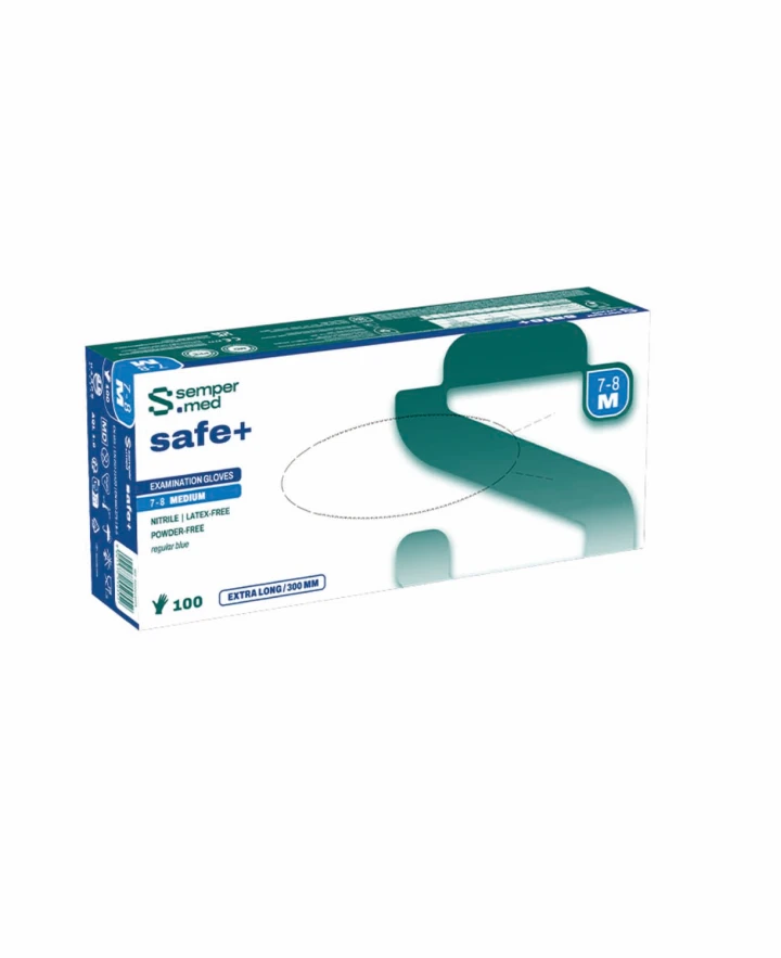 Jednorázové rukavice SEMPERGUARD® Xtension - nepudrované - modrá