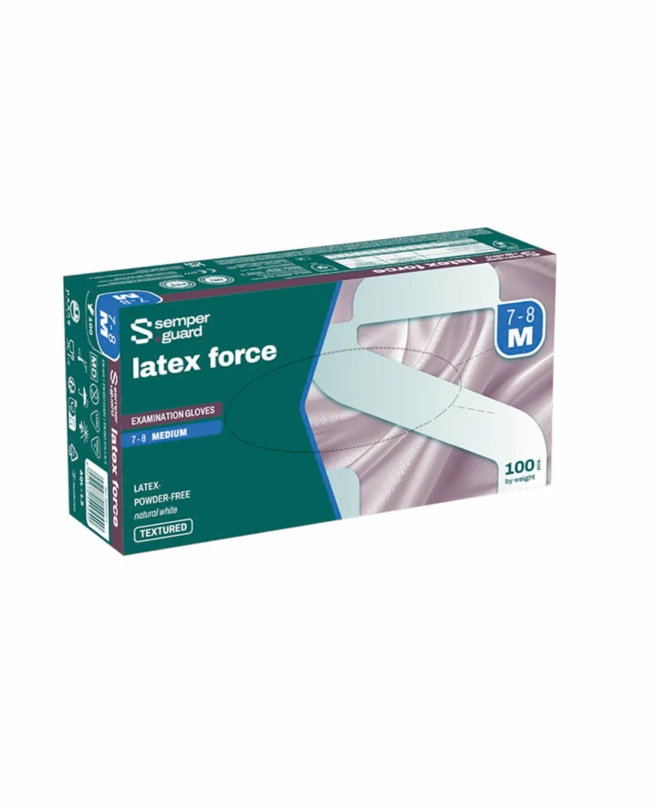 Rękawice jednorazowe SEMPERGUARD® LATEX IC - bezpudrowe