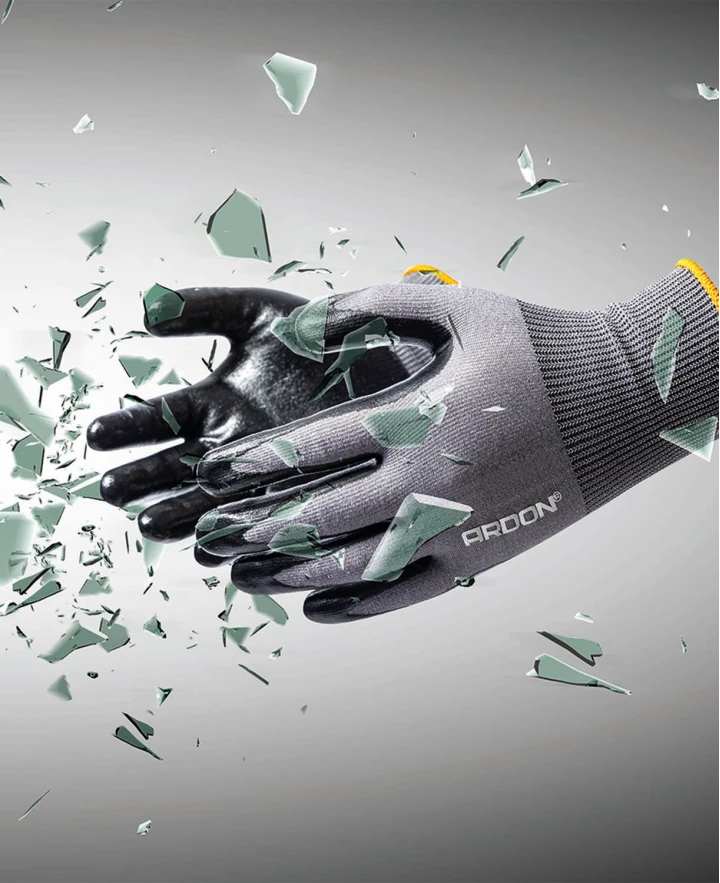 Protirezné rukavice CUT TOUCH OIL 4B