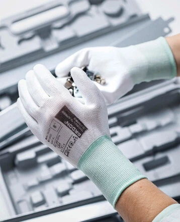 Máčané rukavice ARDON®PURE TOUCH WHITE