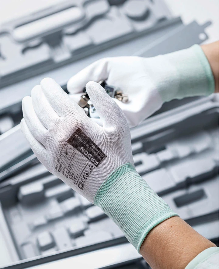 Máčané rukavice ARDON®PURE TOUCH WHITE