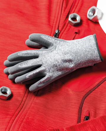 Máčené rukavice ARDON®NATURE TOUCH - s prodejní etiketou - melange šedá