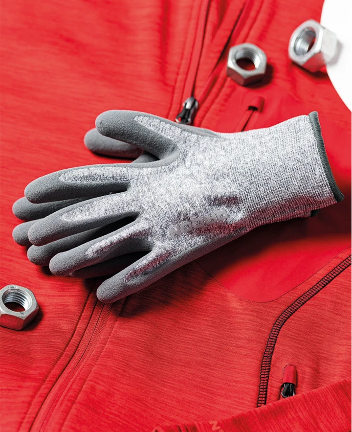 Máčané rukavice ARDON®NATURE TOUCH - s predajnou etiketou - sivé