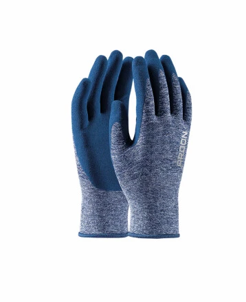 Máčené rukavice ARDON®NATURE TOUCH - s prodejní etiketou - melange modrá