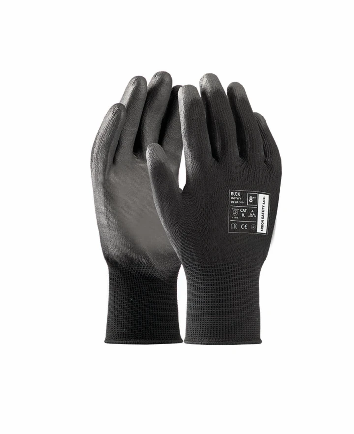 Máčené rukavice ARDON®BUCK BLACK - černá