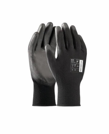 Rękawice powlekane ARDON®BUCK BLACK - opakowanie detaliczne - 12 par