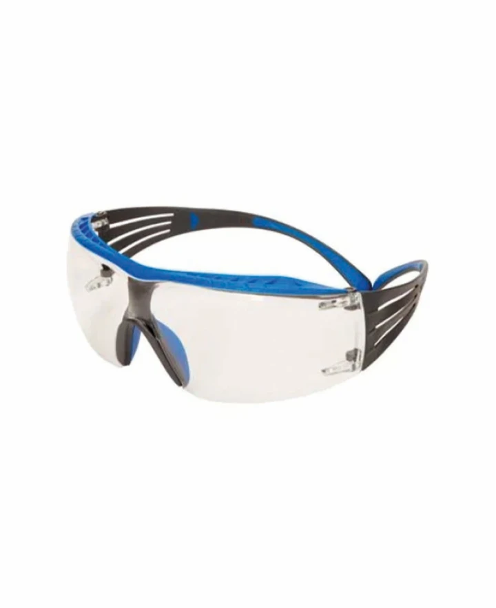 SF401XSGAF-BLU-EU,  SecureFit™ 400X Okuliare, modrá/sivá, Scotchgard™ (K&N), čirý priezor