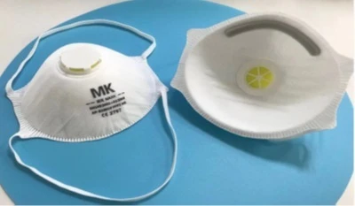 Respirátor ARDON® AP81001V tvarovaný FFP2 s ventilkem 1ks na stojan s čárovým kódem