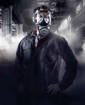 Celotvárová maska Sundström SR 200 - polykarbonátový priezor