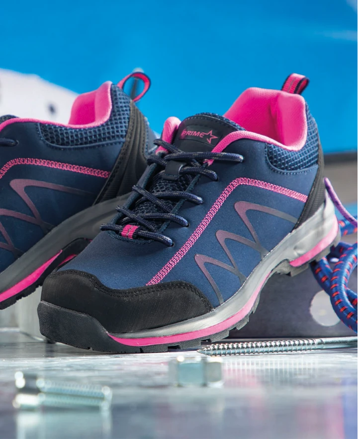 Dámská outdoorová polobotka ARDON®BLOOM - navy/růžová