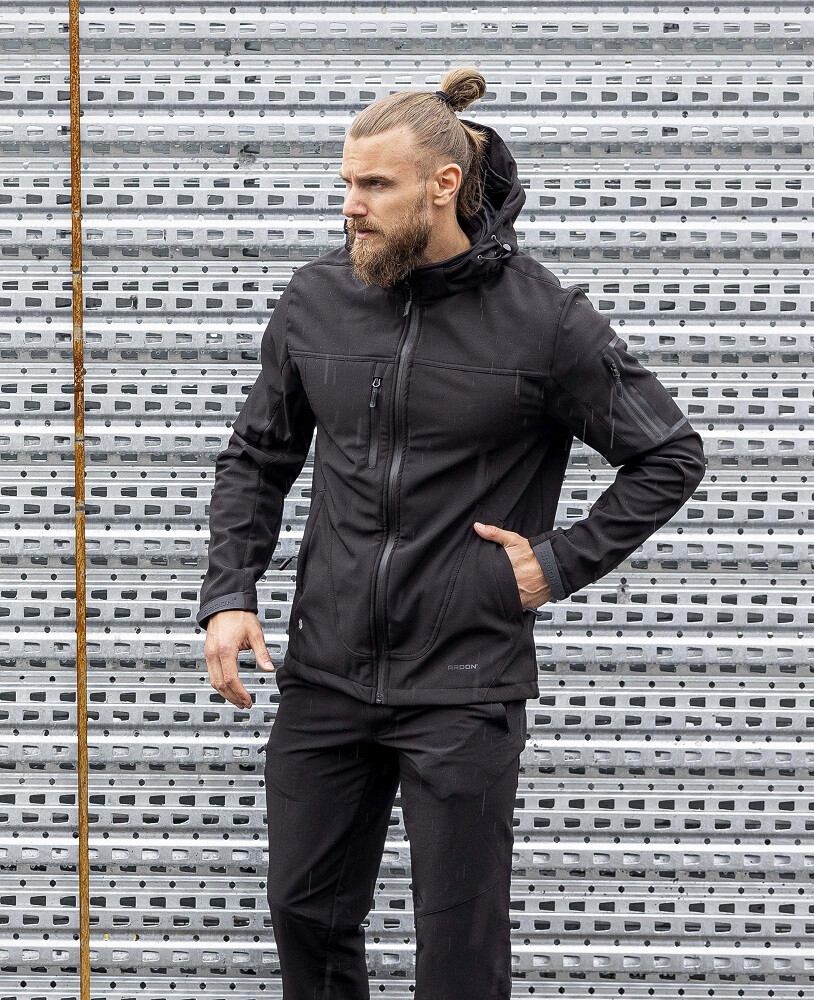 Kurtka softshell męska ARDON®SPIRIT czarna Odzież robocza