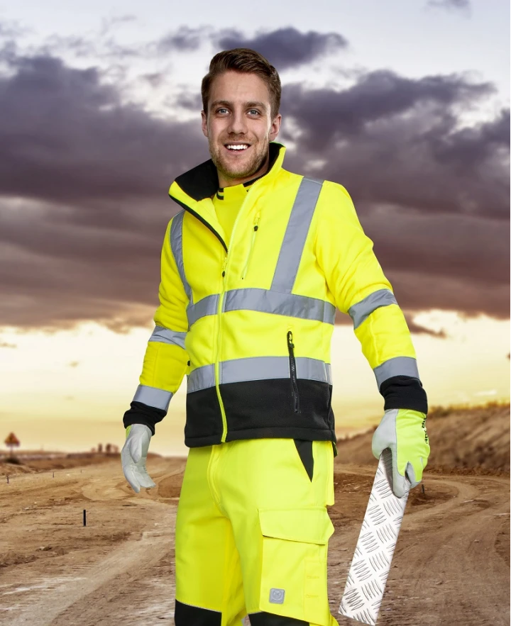 Reflexní mikina fleece ARDON®SIGNAL žlutá