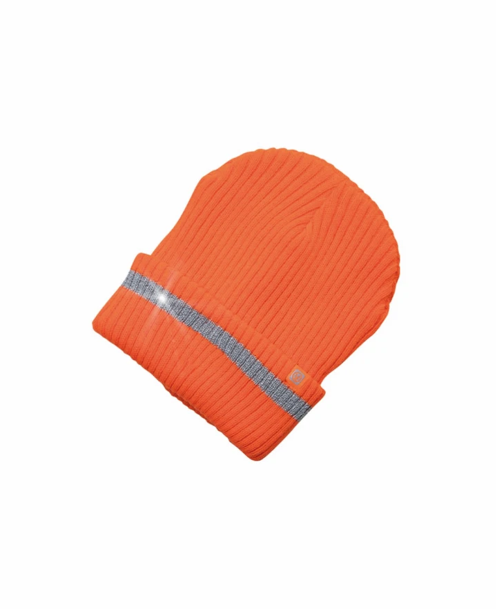 Zimná čiapka pletená + flísová podšívka hi-viz ARDON®SPARK oranžová