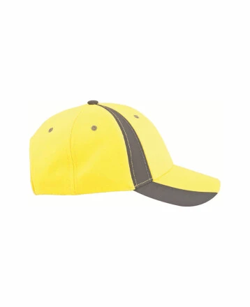 Baseballová čepice ARDON®TWINKLE s reflex. pruhy žlutá