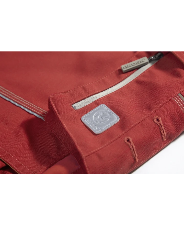 Kalhoty s laclem ARDON®URBAN červená - DOPRODEJ