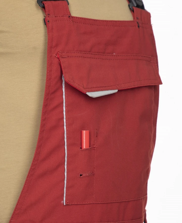 Kalhoty s laclem ARDON®URBAN červená - DOPRODEJ
