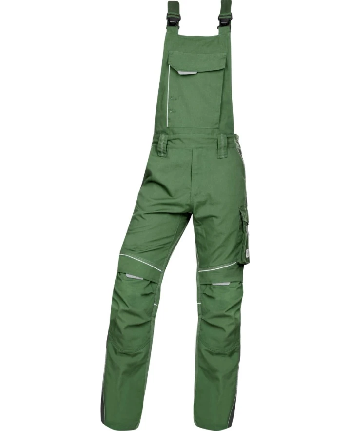 Spodnie ogrodniczki ARDON®URBAN+ zielone przedłużone