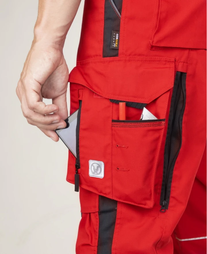 Kalhoty ARDON®URBAN+ prodloužené jasně červená