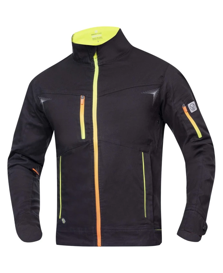 Bluza ARDON®CREATRON® czarno-neonowa