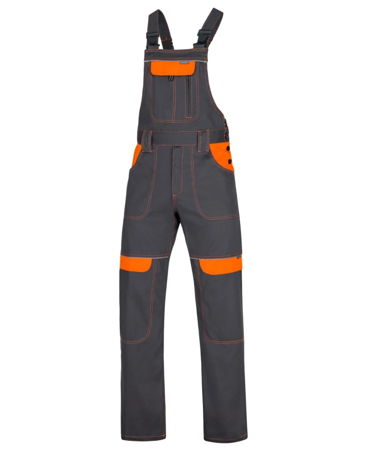 Kalhoty s laclem ARDON®COOL TREND prodloužené šedo-oranžová