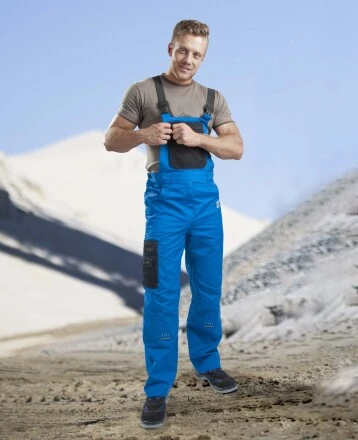 Nohavice s náprsenkou ARDON®4TECH 03 modro-čierne